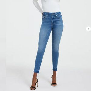 Good American ALWAYS FITS GOOD LEGS SKINNY CROPPED JEANS